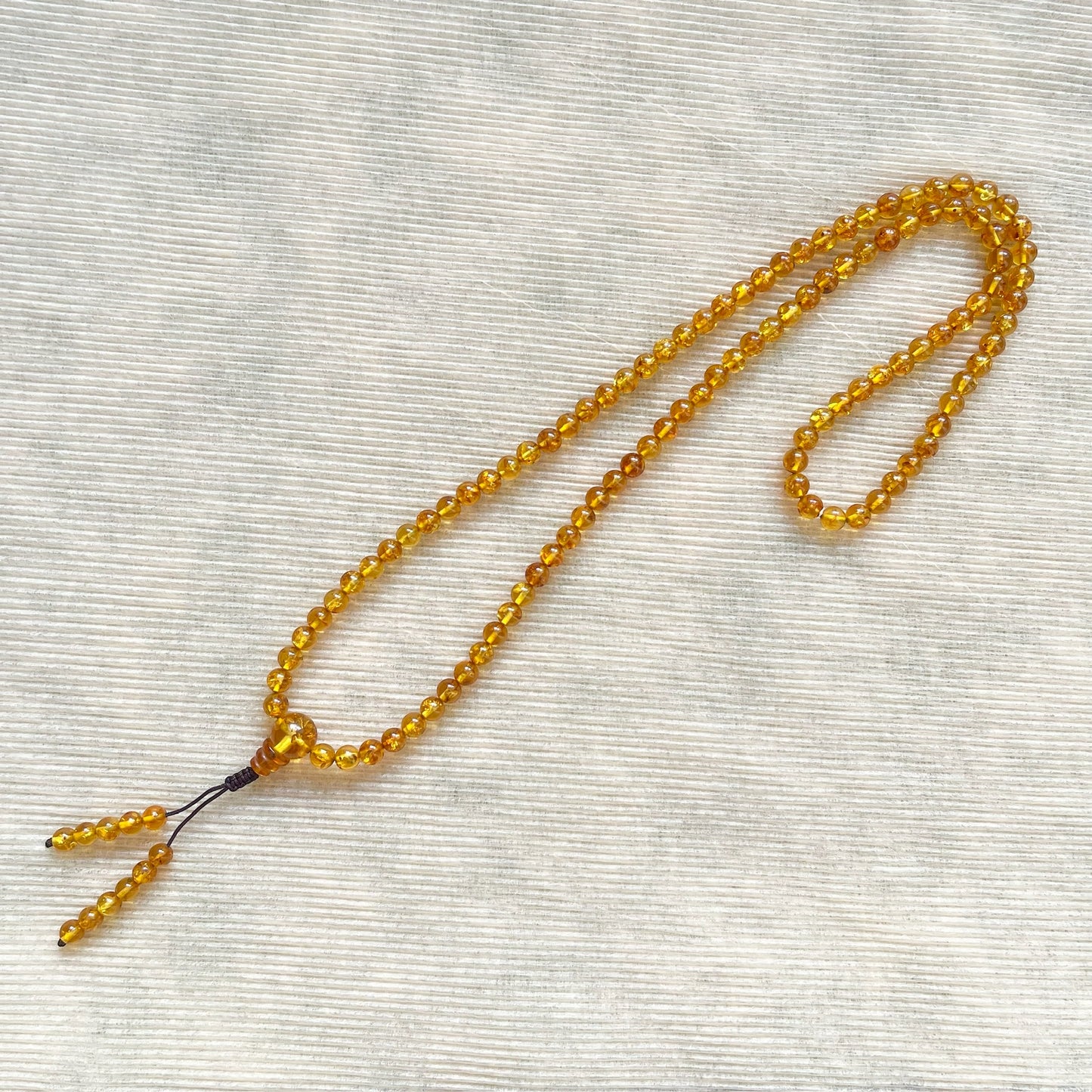 Japa Mala Auténtico de Ámbar Báltico de 8mm OFERTA PRECIO ESPECIAL -30% ÚNICA PIEZA