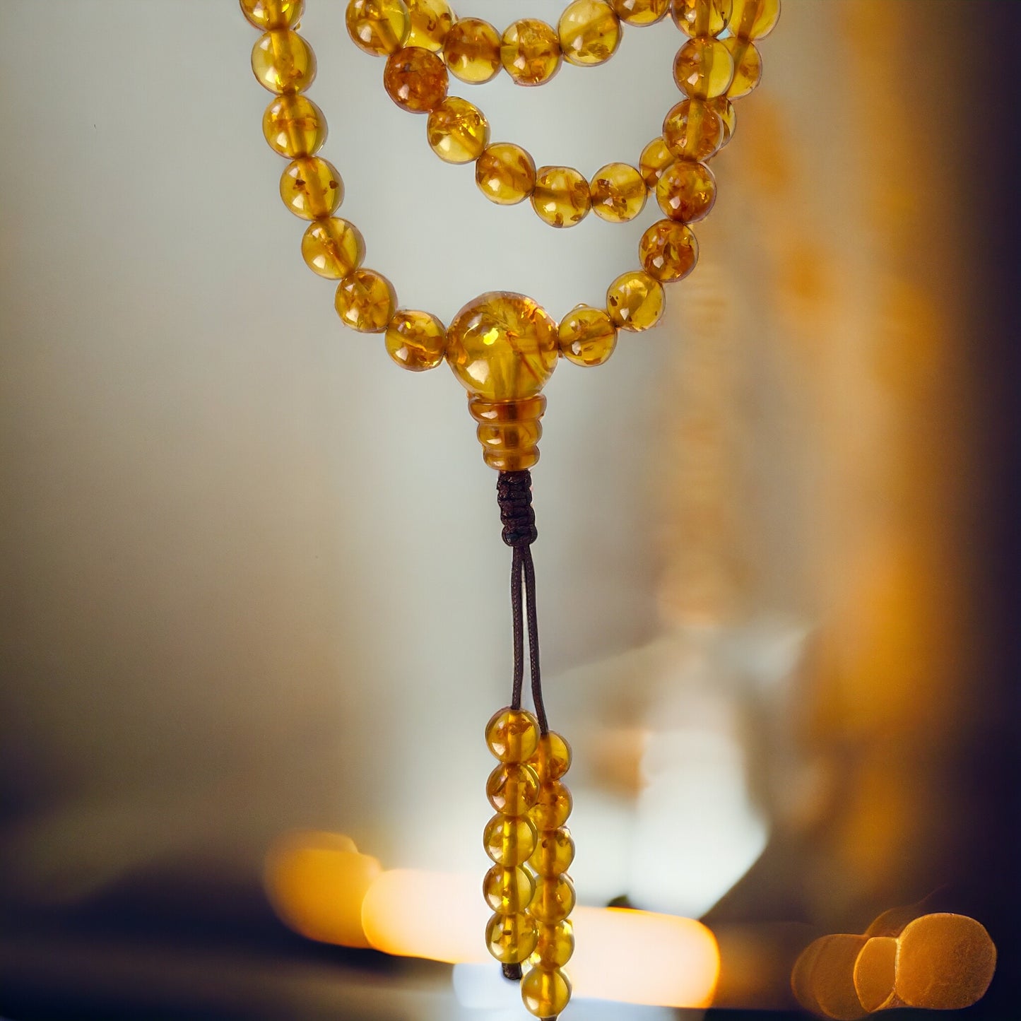 Japa Mala Auténtico de Ámbar Báltico de 8mm OFERTA PRECIO ESPECIAL -30% ÚNICA PIEZA
