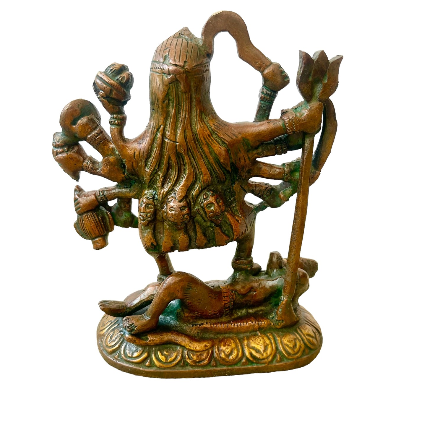 Estatua de Diosa Kali, Bronce, Hecho en India *Precio Especial