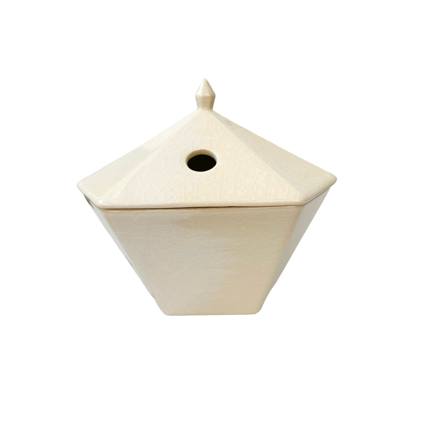 Porta Incienso de Cerámica Tazón con Tapa de Magnolia, marca Nippon Kodo