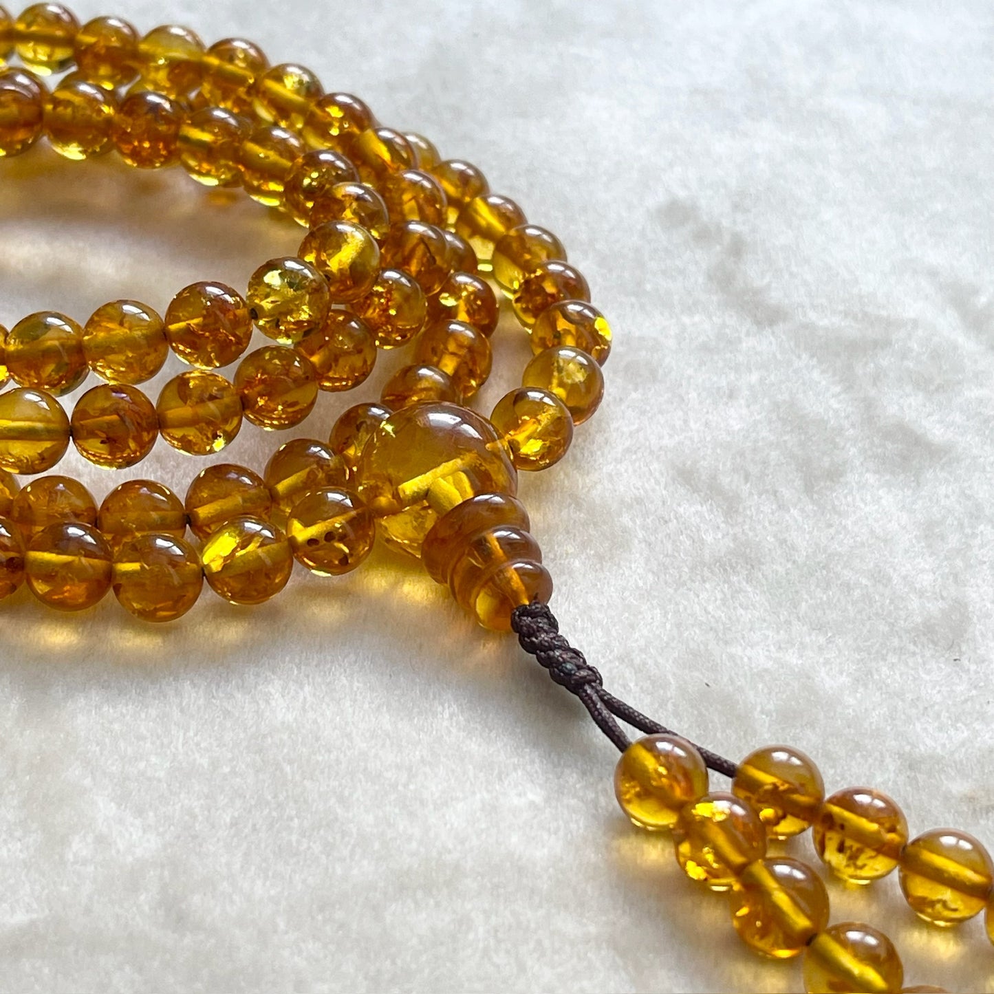 Japa Mala Auténtico de Ámbar Báltico de 8mm OFERTA PRECIO ESPECIAL -30% ÚNICA PIEZA