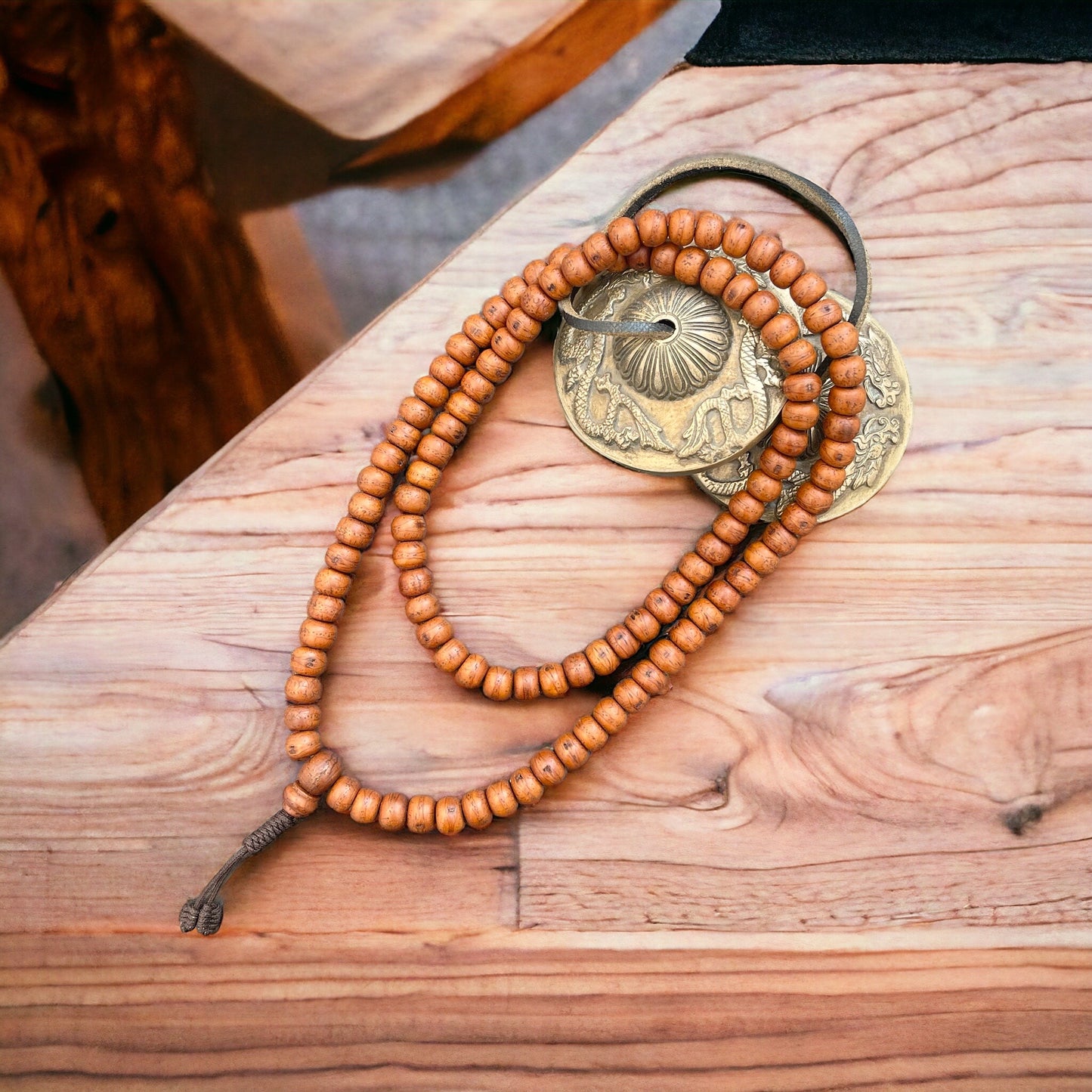 Japa Mala Auténtico de Semilla Sagrada de Bodhi de 11mm