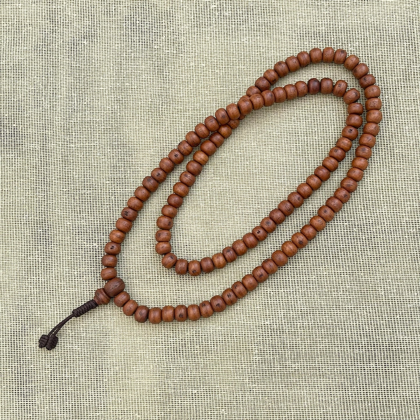 Japa Mala Auténtico de Semilla Sagrada de Bodhi con Ojo de 12mm