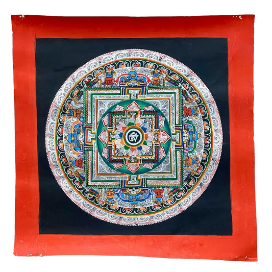 Thangka Budista, Pintura Tibetana, Pintada a Mano en Nepal, Kalachakra