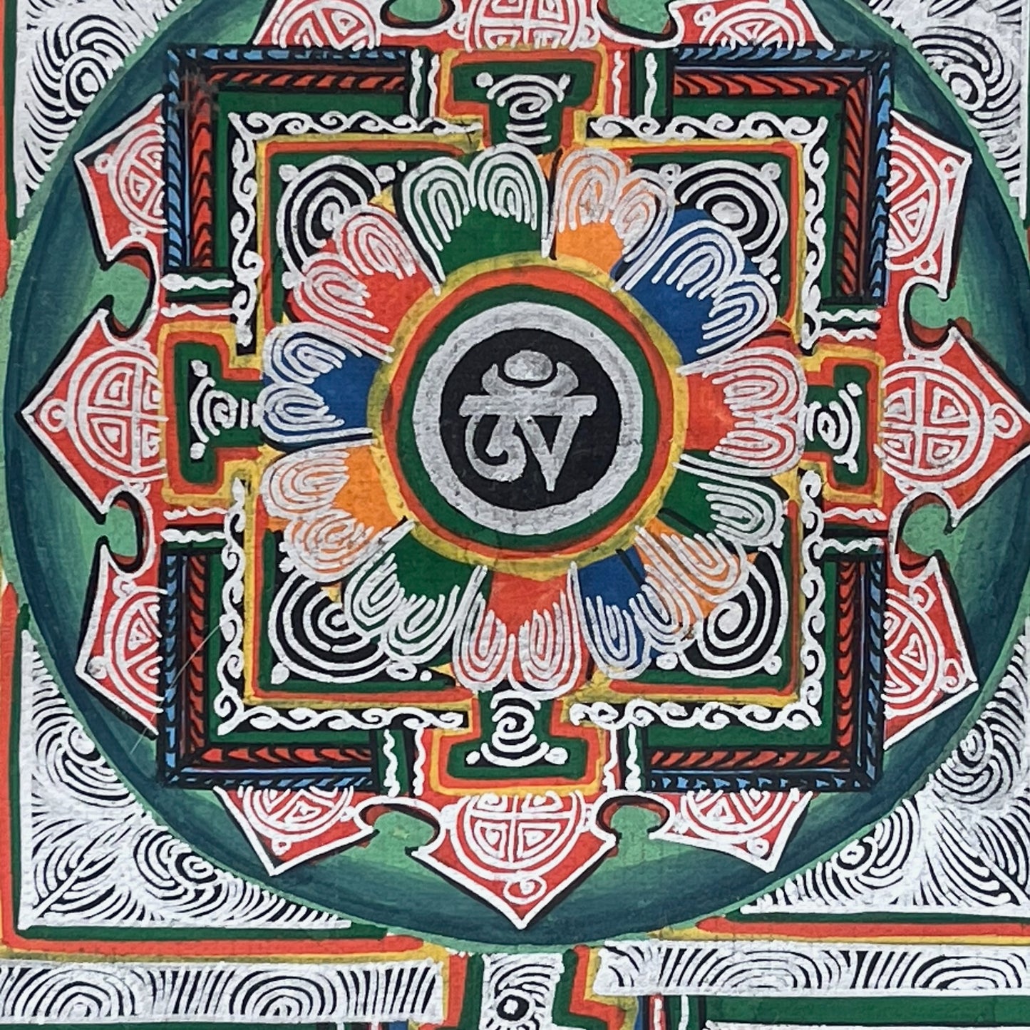 Thangka Budista, Pintura Tibetana, Pintada a Mano en Nepal, Kalachakra