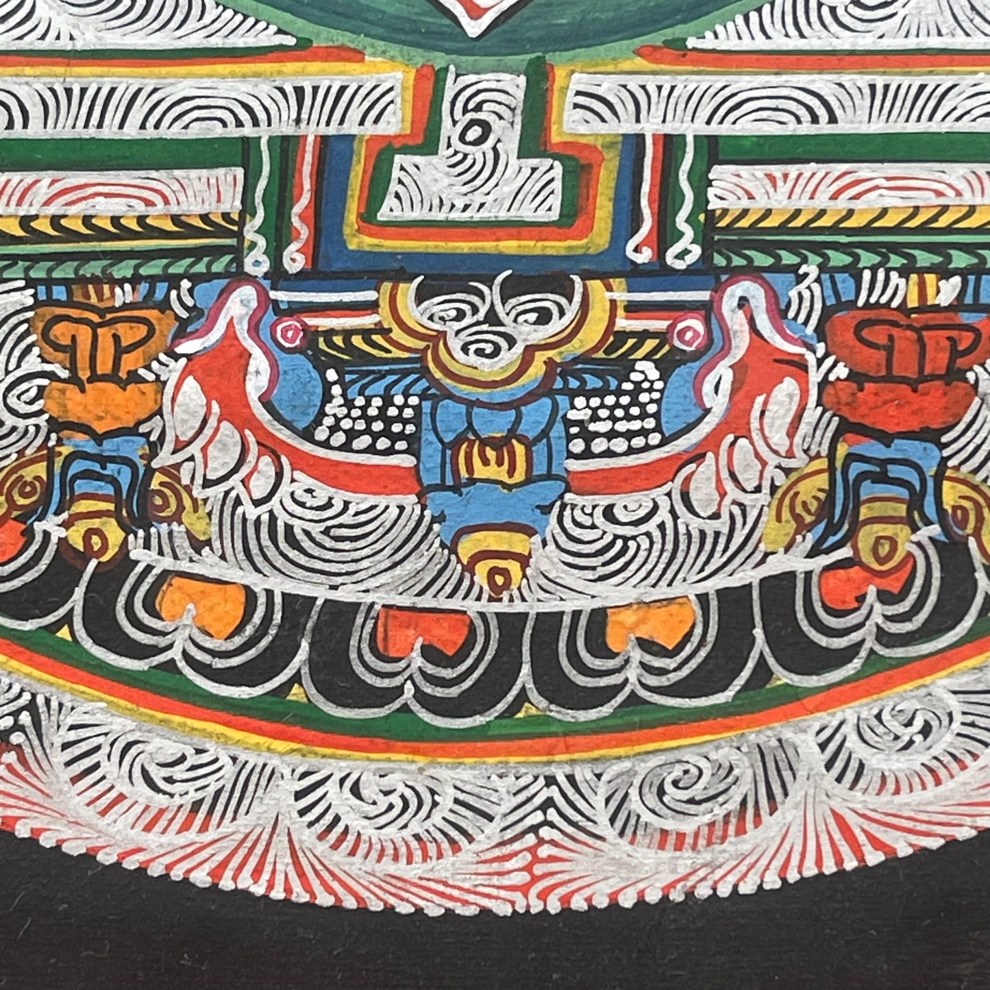 Thangka Budista, Pintura Tibetana, Pintada a Mano en Nepal, Kalachakra