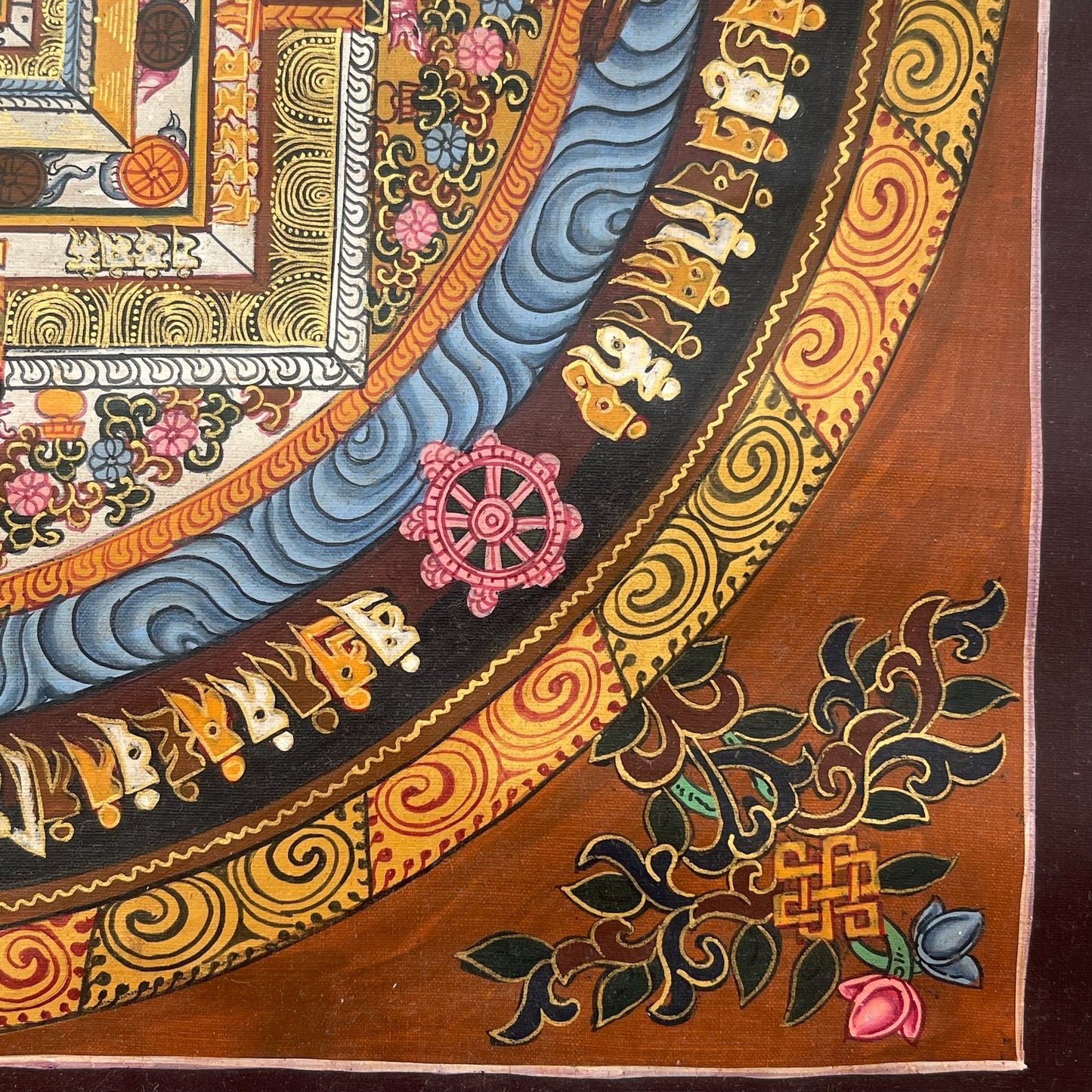 Thangka Budista, Pintura Tibetana, Pintada a Mano en Nepal, Kalachakra