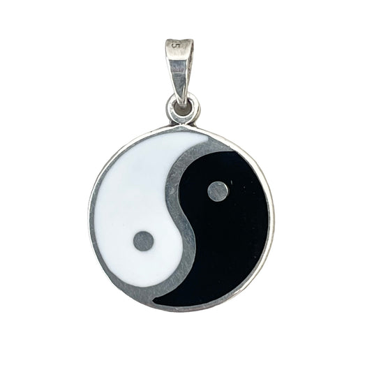 Dije de Yin Yang de Plata .925 de 20mm