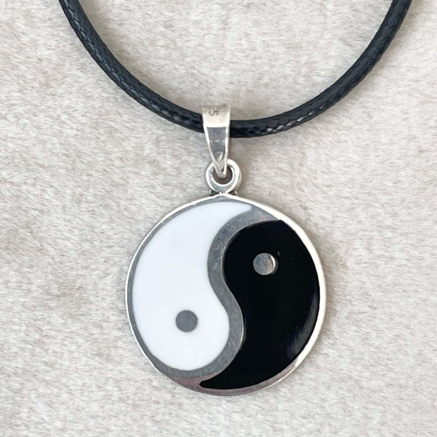 Dije de Yin Yang de Plata .925 de 20mm